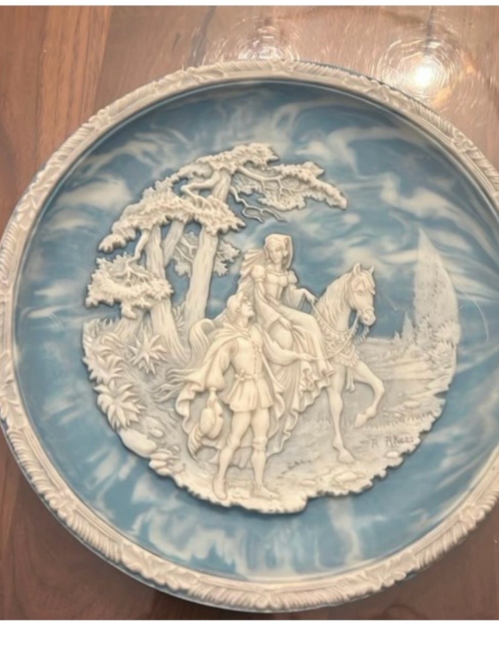 Vintage 1987 Bradex Incolay Studios Shakespeare Collector Plate-9”